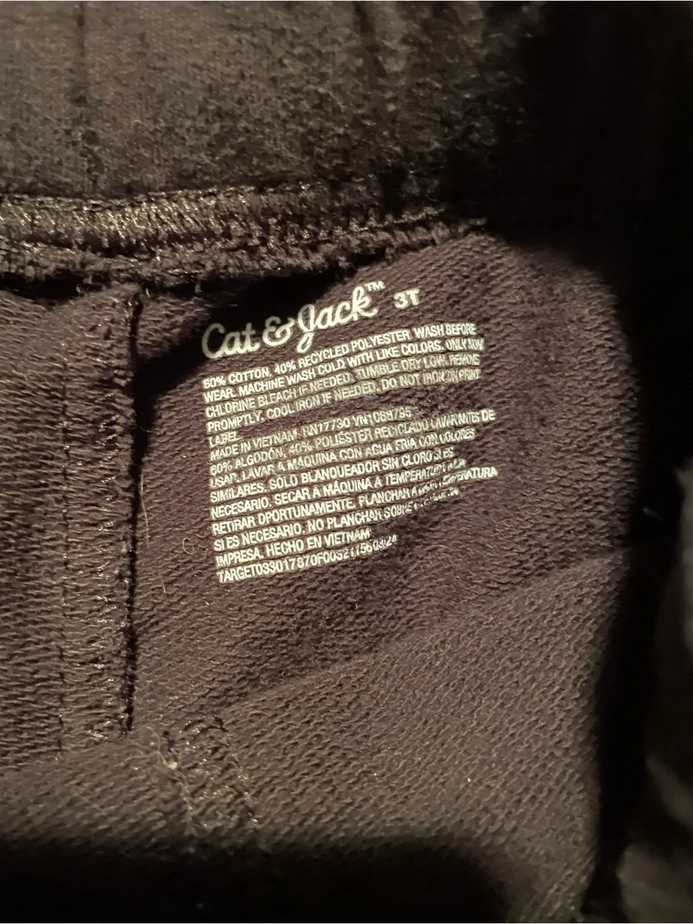 Cat and Jack Black Toddler Shorts Size 3T